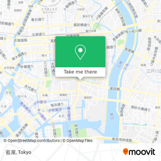 藍屋 map