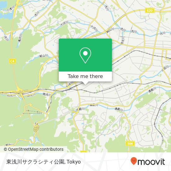 東浅川サクラシティ公園 map