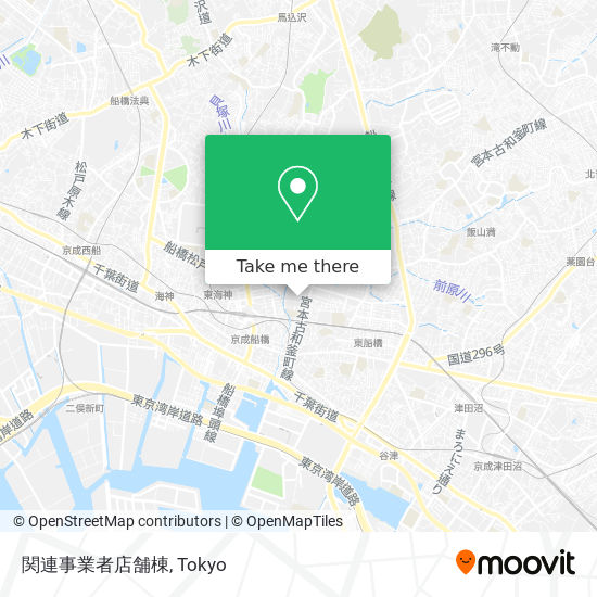 関連事業者店舗棟 map