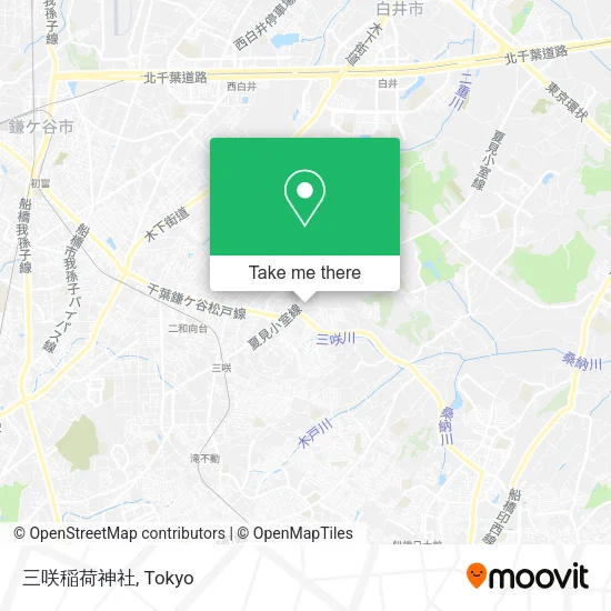 三咲稲荷神社 map