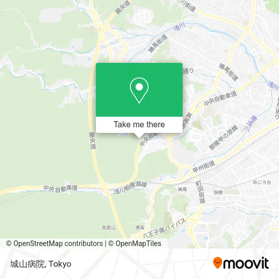 城山病院 map
