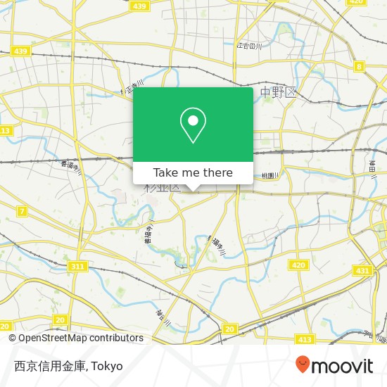 西京信用金庫 map