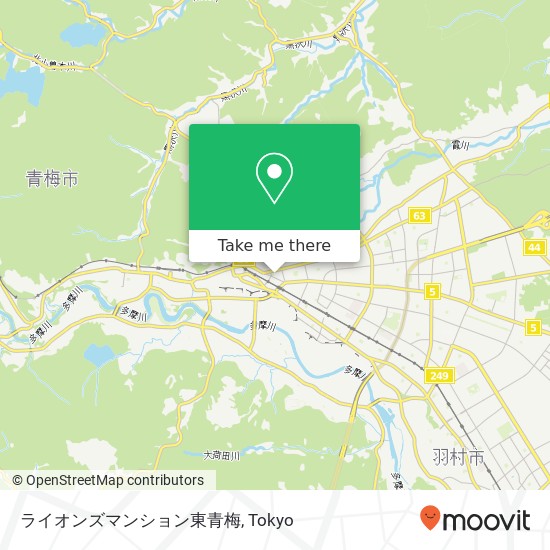 ライオンズマンション東青梅 map