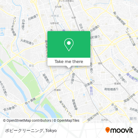 ポピークリーニング map