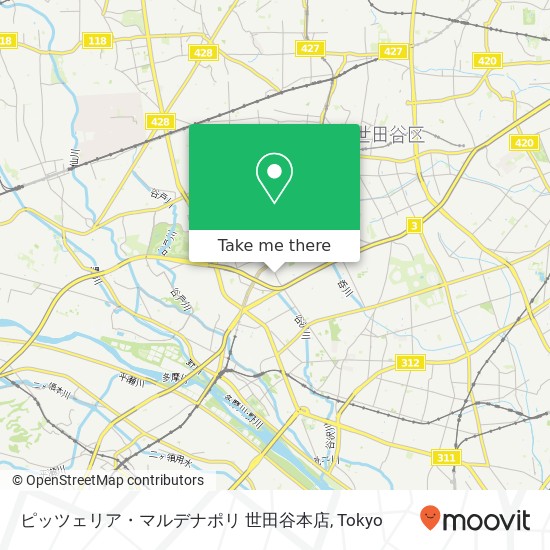 ピッツェリア・マルデナポリ 世田谷本店 map