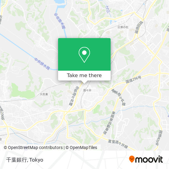 千葉銀行 map