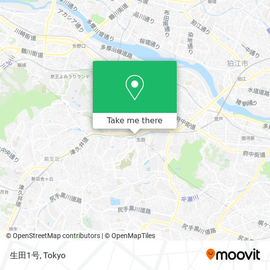 生田1号 map