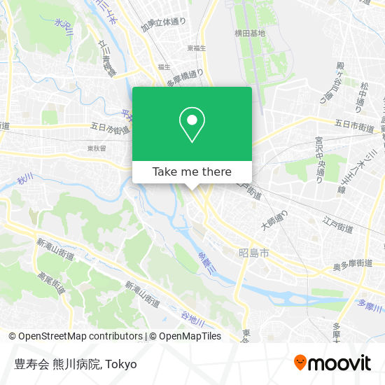 豊寿会 熊川病院 map