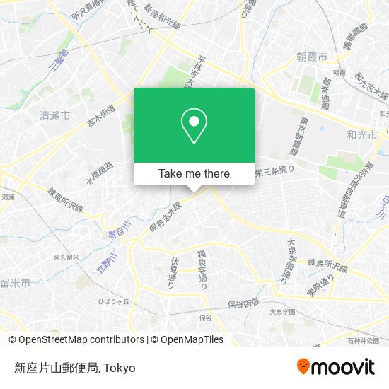 新座片山郵便局 map