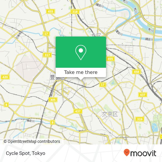 Cycle Spot map