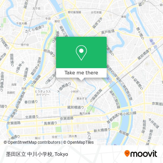 墨田区立 中川小学校 map