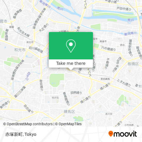 赤塚新町 map