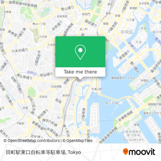 田町駅東口自転車等駐車場 map