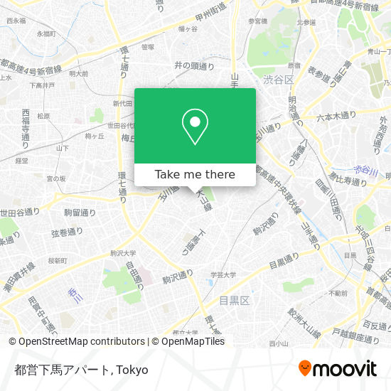 都営下馬アパート map