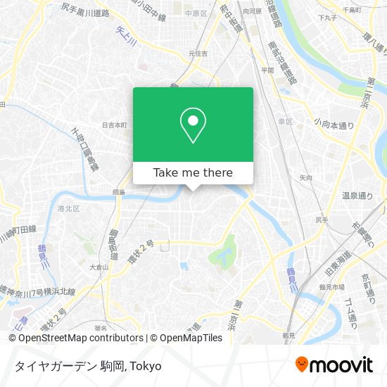 タイヤガーデン 駒岡 map