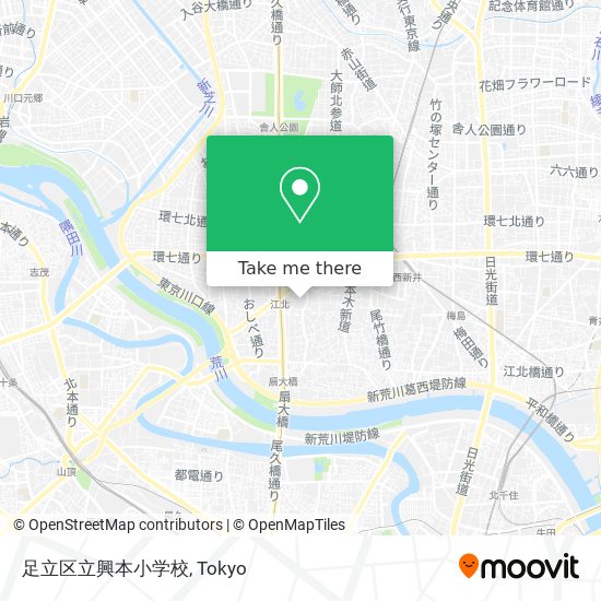 足立区立興本小学校 map