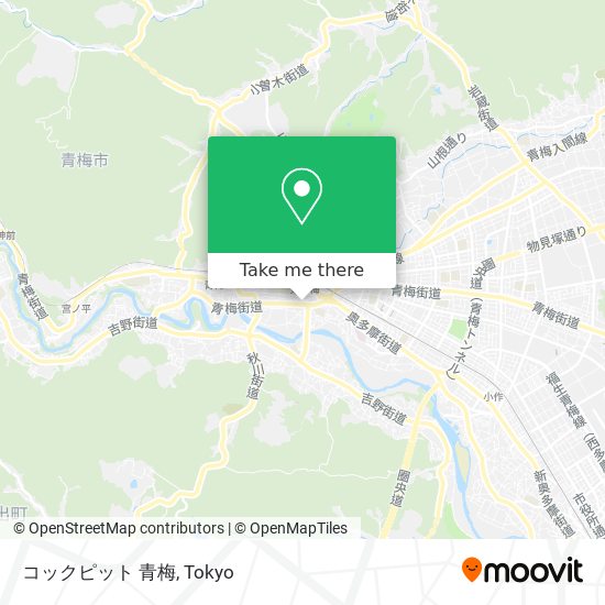 コックピット 青梅 map