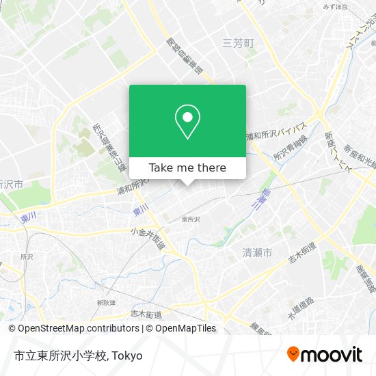 市立東所沢小学校 map