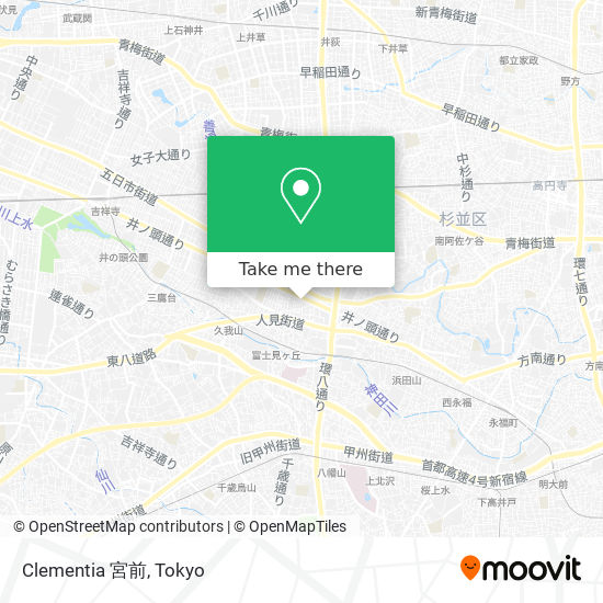 Clementia 宮前 map