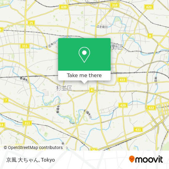 京風 大ちゃん map