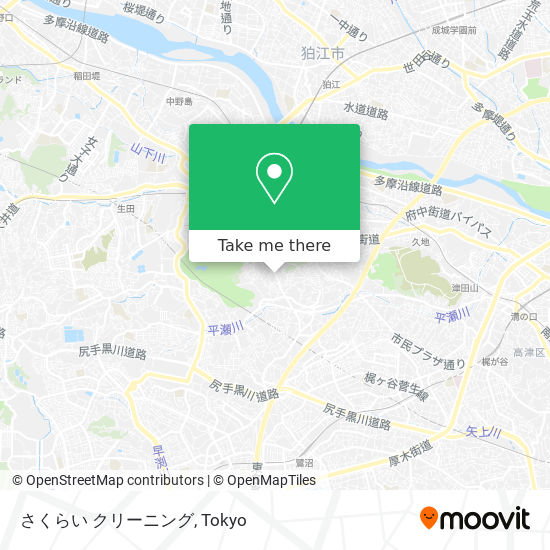 さくらい クリーニング map