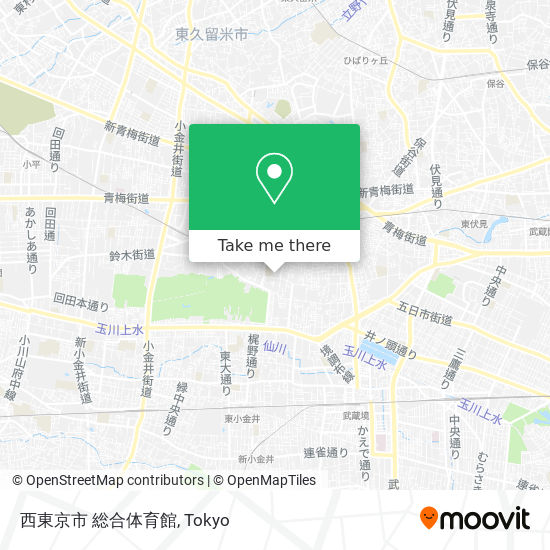 西東京市 総合体育館 map
