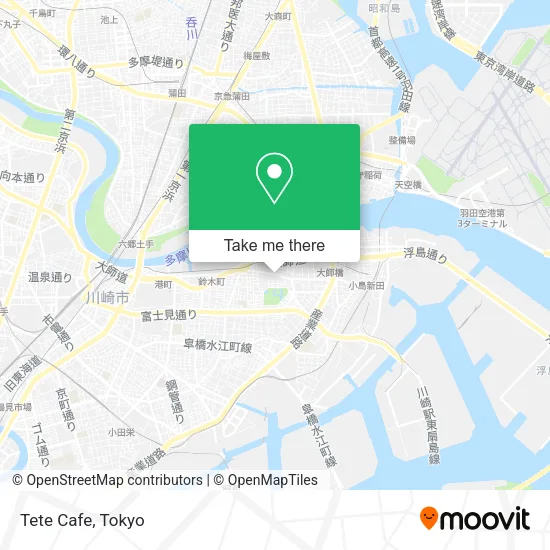 Tete Cafe map