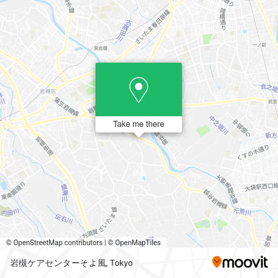 岩槻ケアセンターそよ風 map