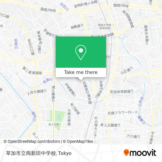 草加市立両新田中学校 map