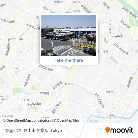 東急バス 東山田営業所 map