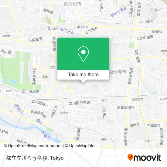 都立立川ろう学校 map
