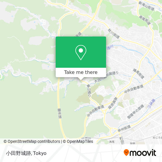 小田野城跡 map