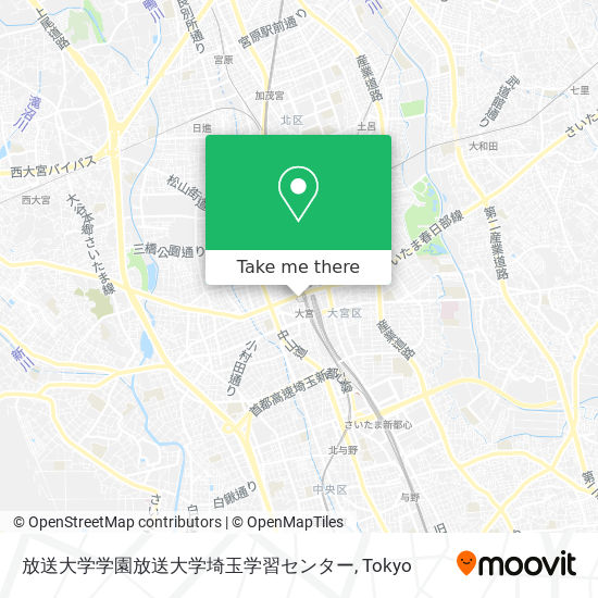 放送大学学園放送大学埼玉学習センター map