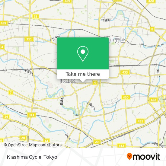 Ｋashima Cycle map