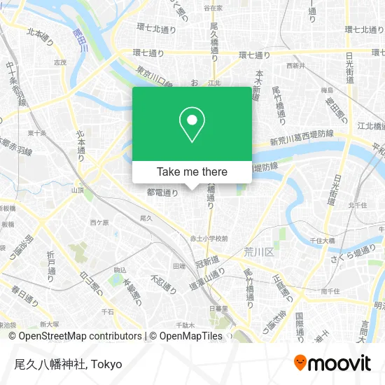 尾久八幡神社 map