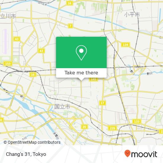 Chang's 31 map