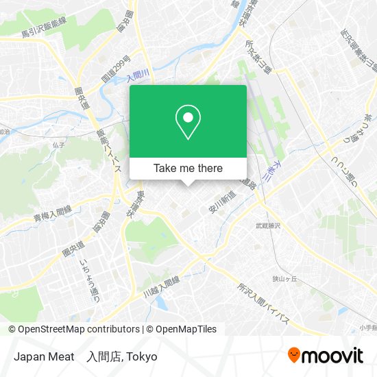 Japan Meat　入間店 map