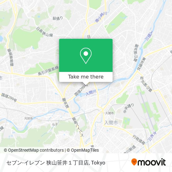 セブン-イレブン 狭山笹井１丁目店 map