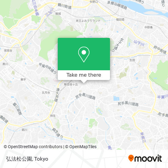 弘法松公園 map