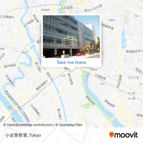 小岩警察署 map