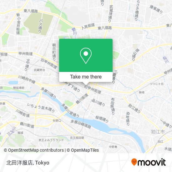 北田洋服店 map