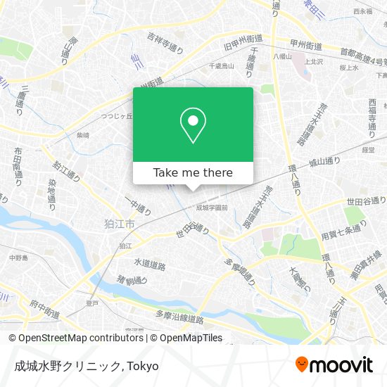 成城水野クリニック map