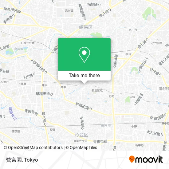 鷺宮園 map