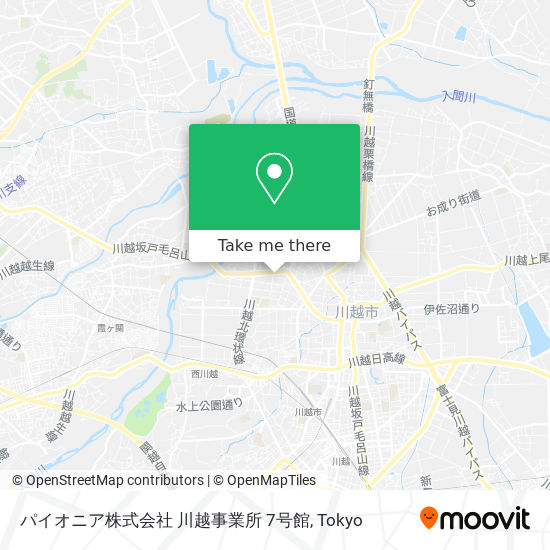 パイオニア株式会社 川越事業所 7号館 map
