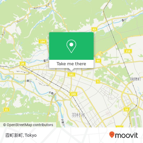 霞町新町 map