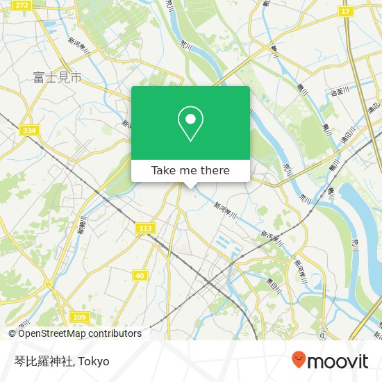 琴比羅神社 map