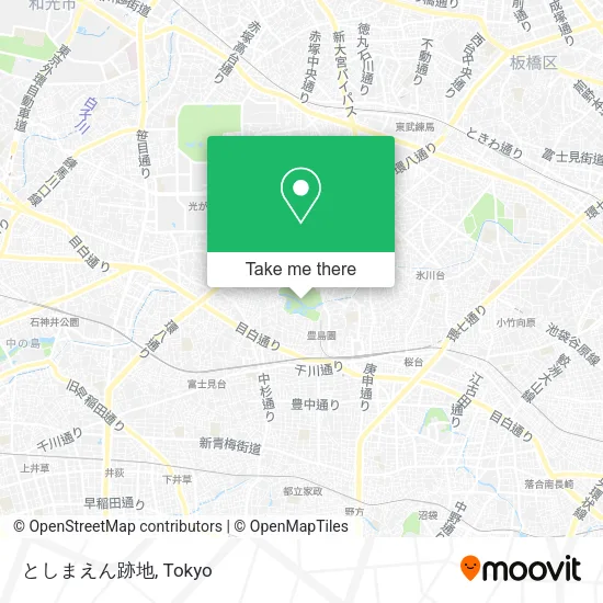 としまえん跡地 map