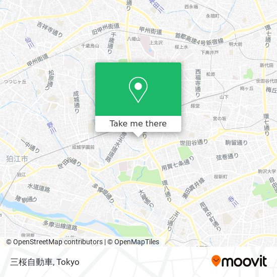 三桜自動車 map