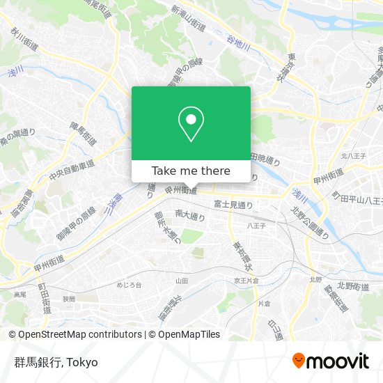 群馬銀行 map