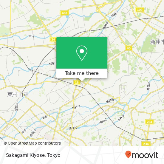 Sakagami Kiyose map